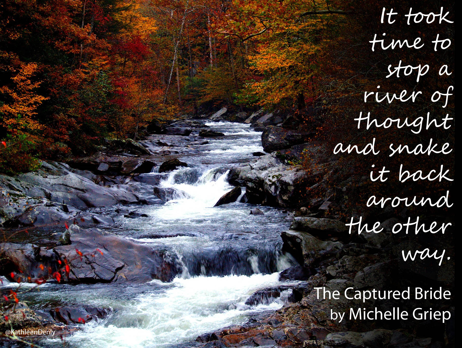 Book Quote - The Captured Bride - River of Thought
