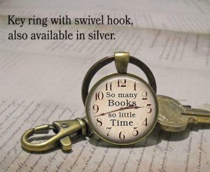 Bookish Key Ring